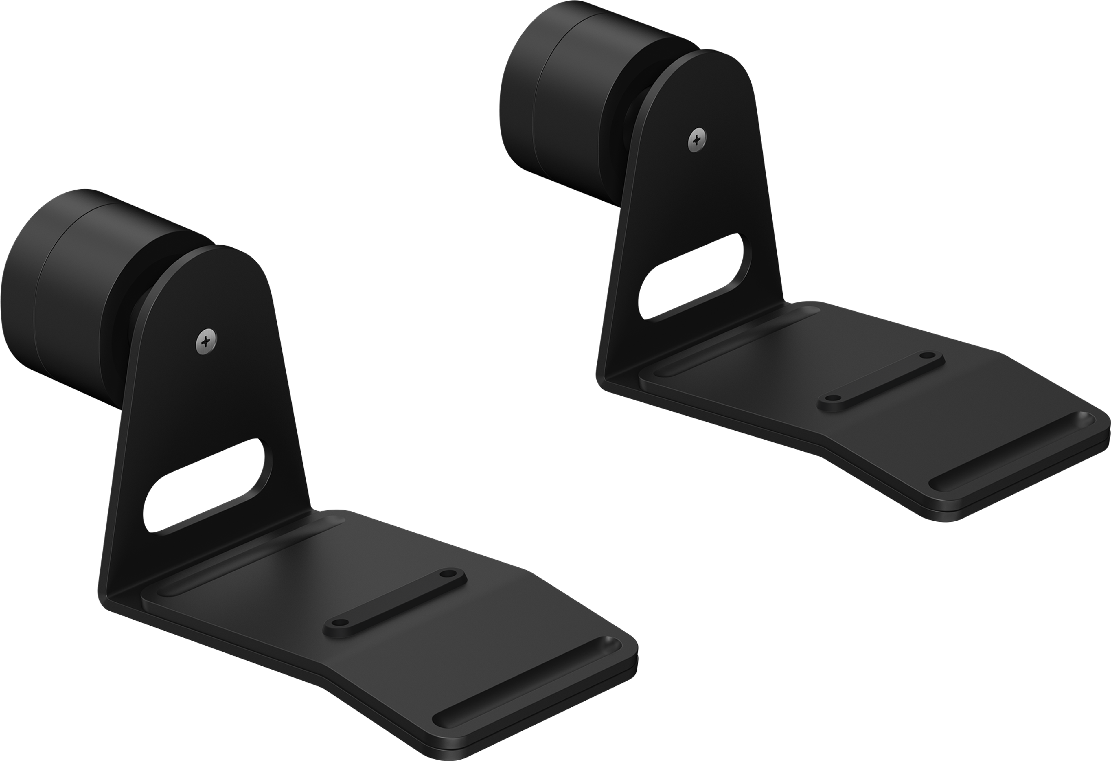 Dos soportes de pared para Sonos Era 300 en negro