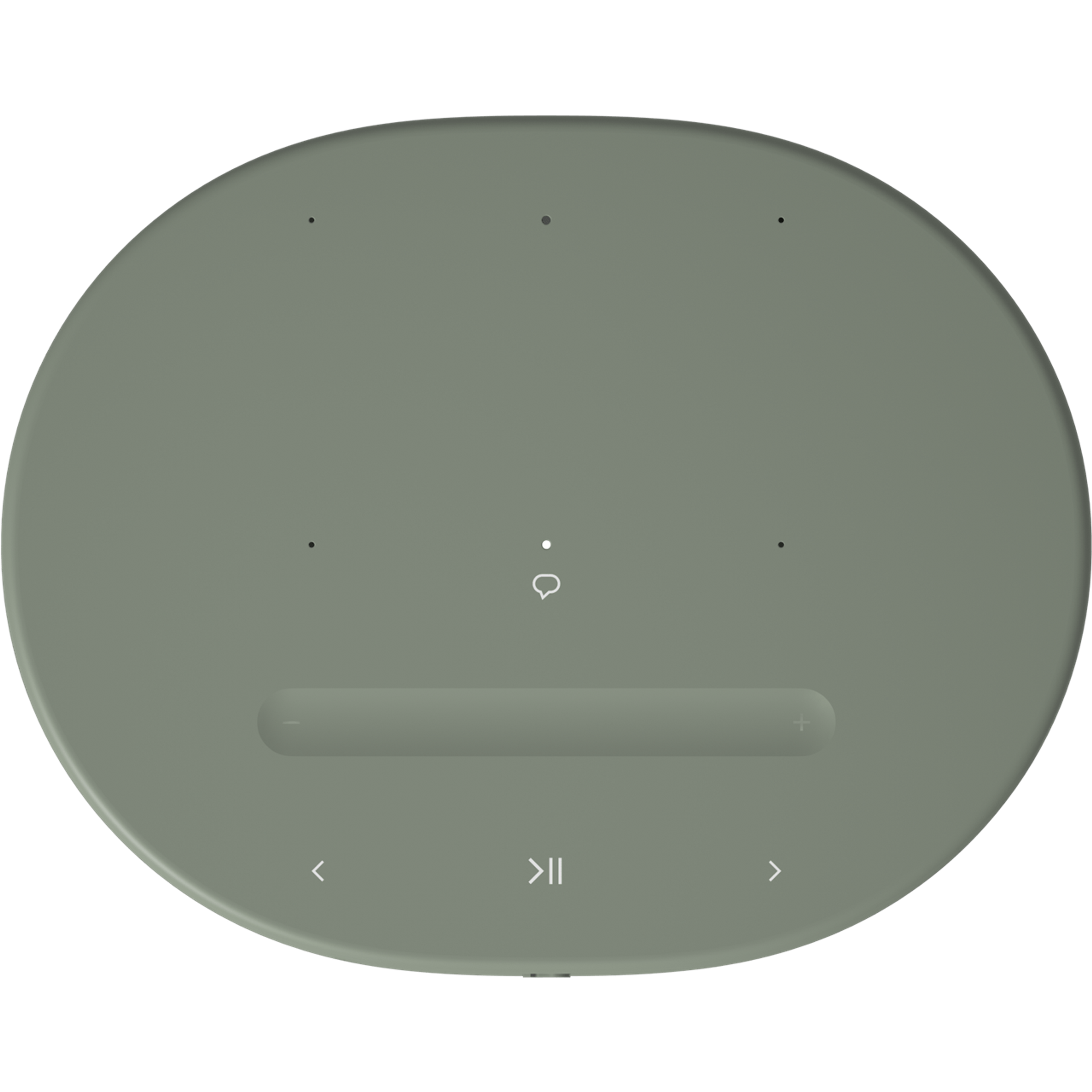 An image of the top controls of a Sonos Move 2 in Olive