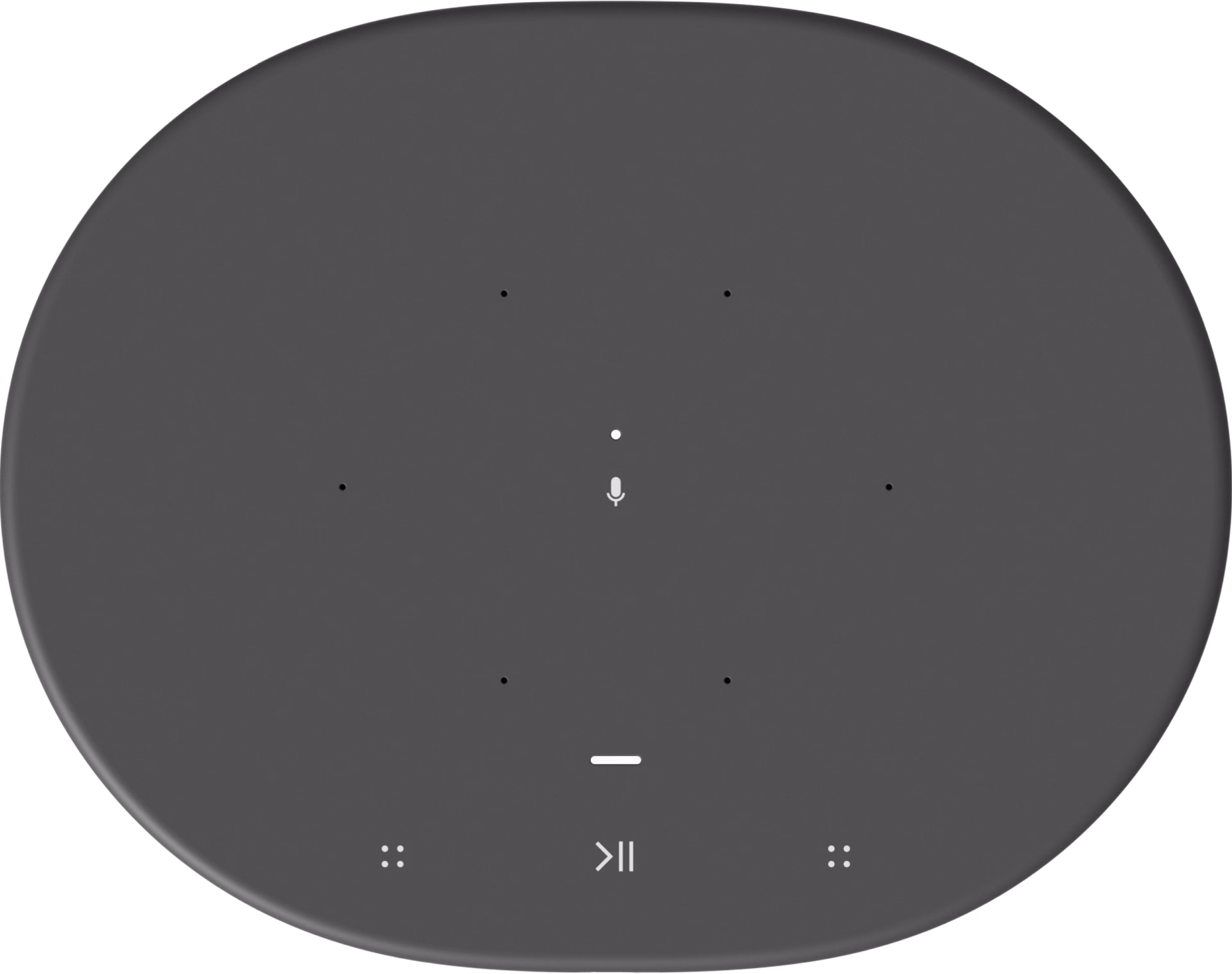 Sonos Move、上面(シャドーブラック)