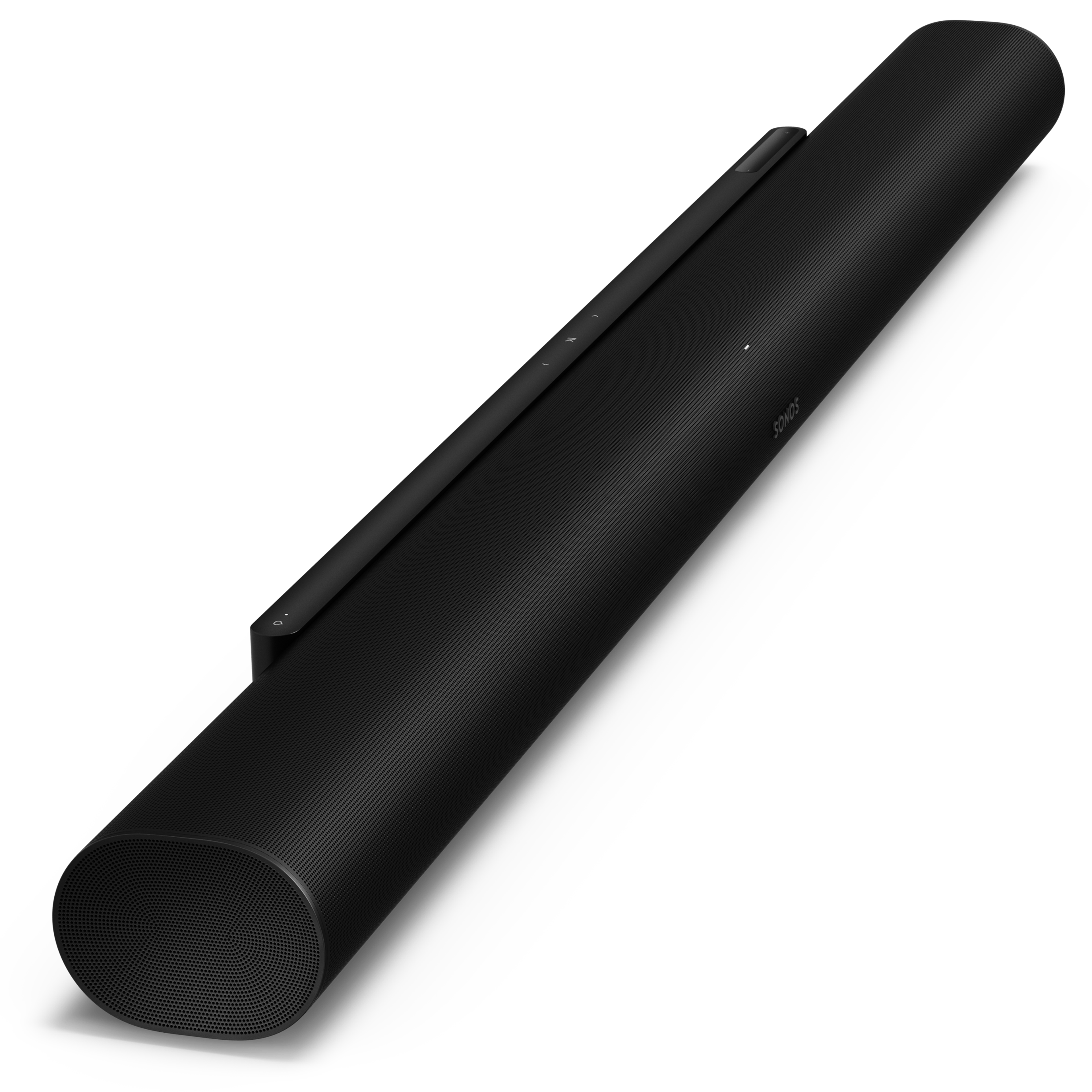 Top of a black Arc Ultra at an angle, from the left side