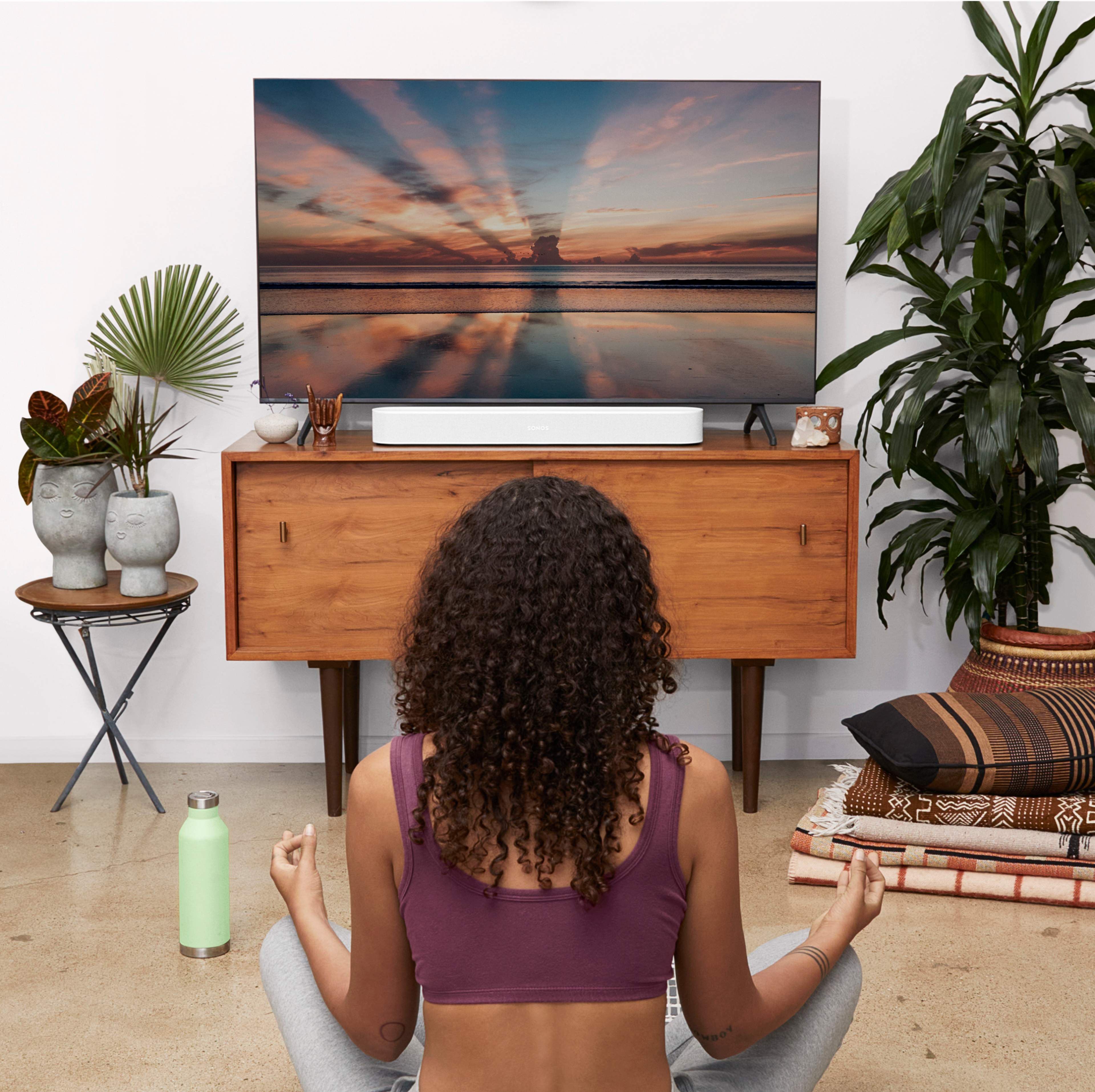 White Beam in the living room
