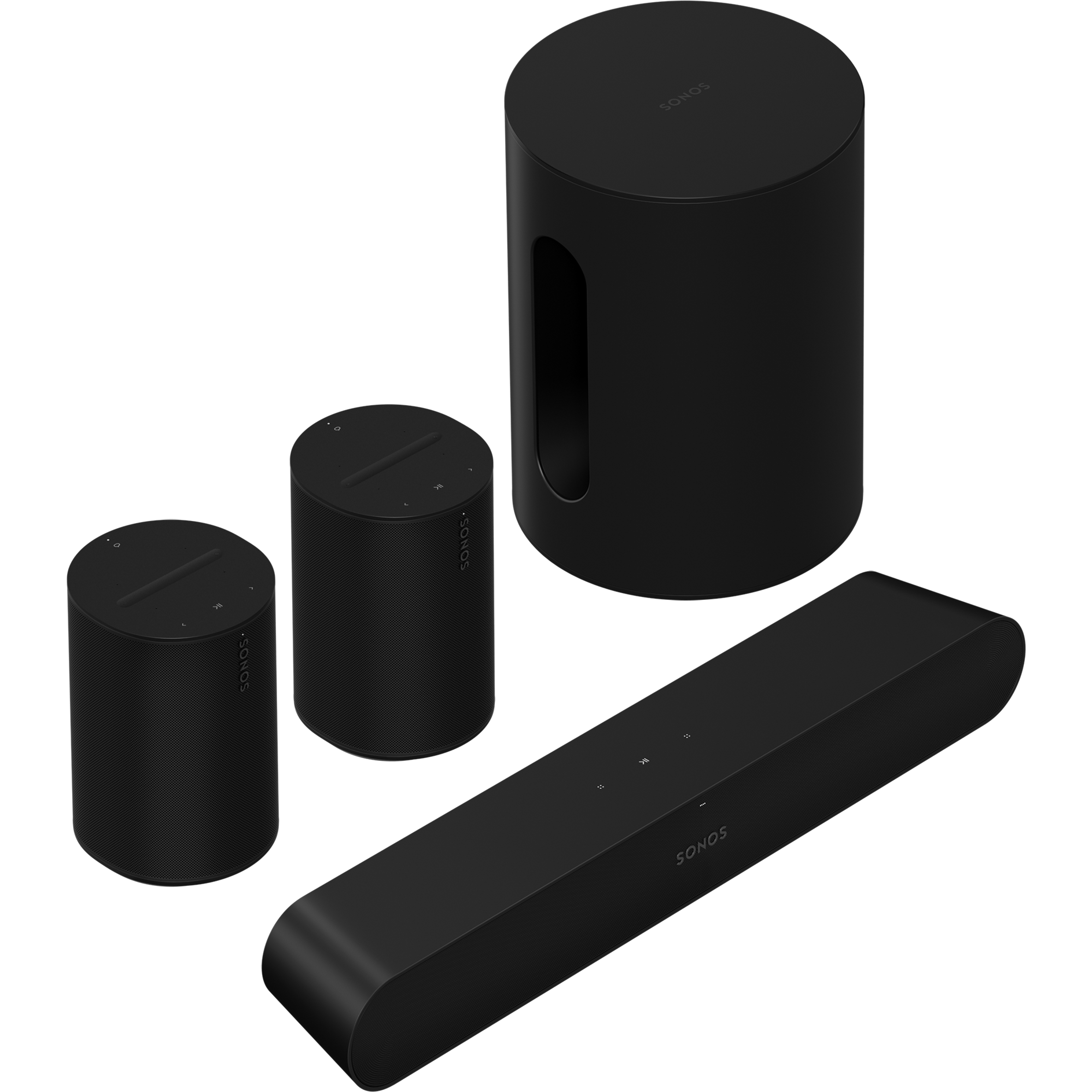 Black Ray, Sub Mini, and pair of Era 100s