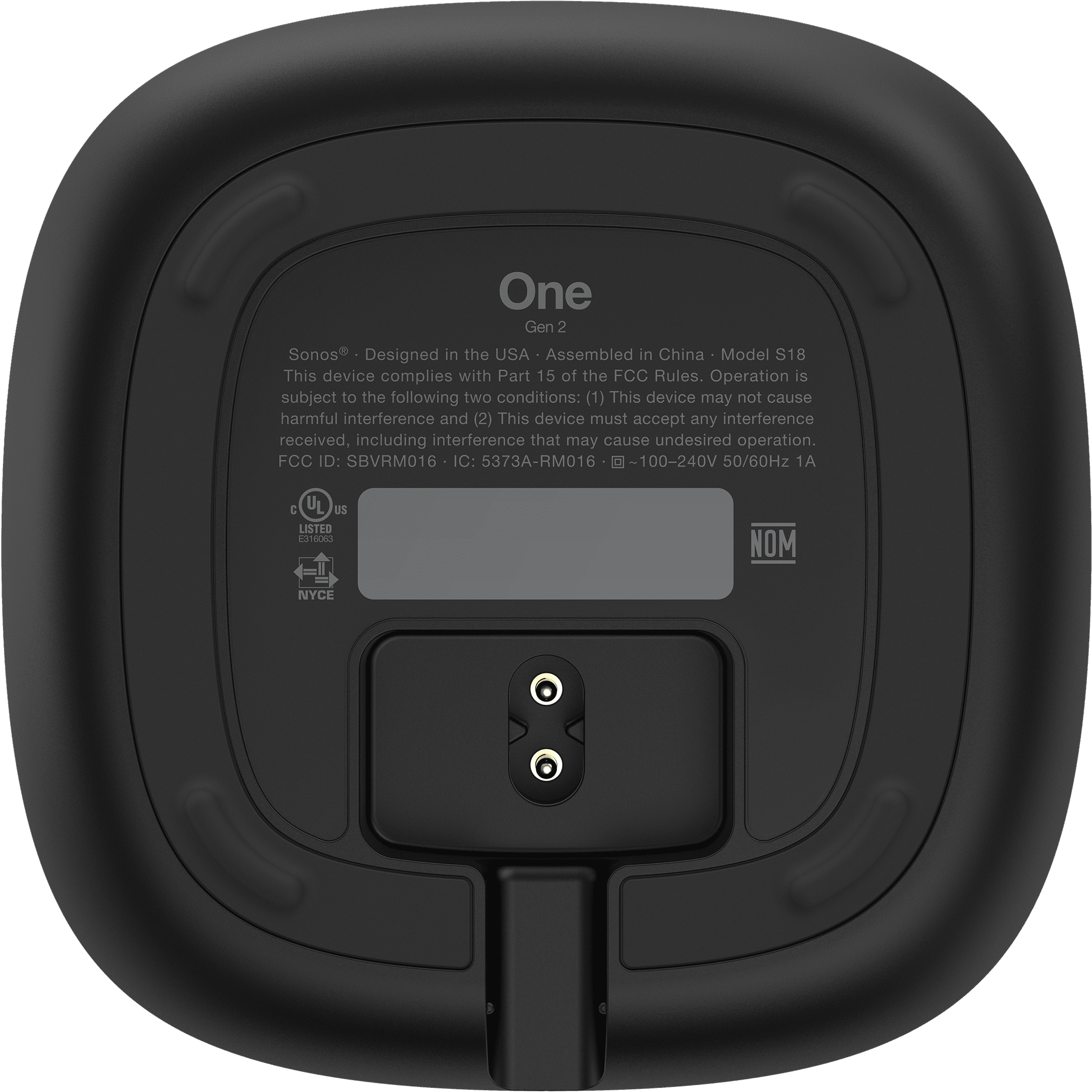 One bottom black