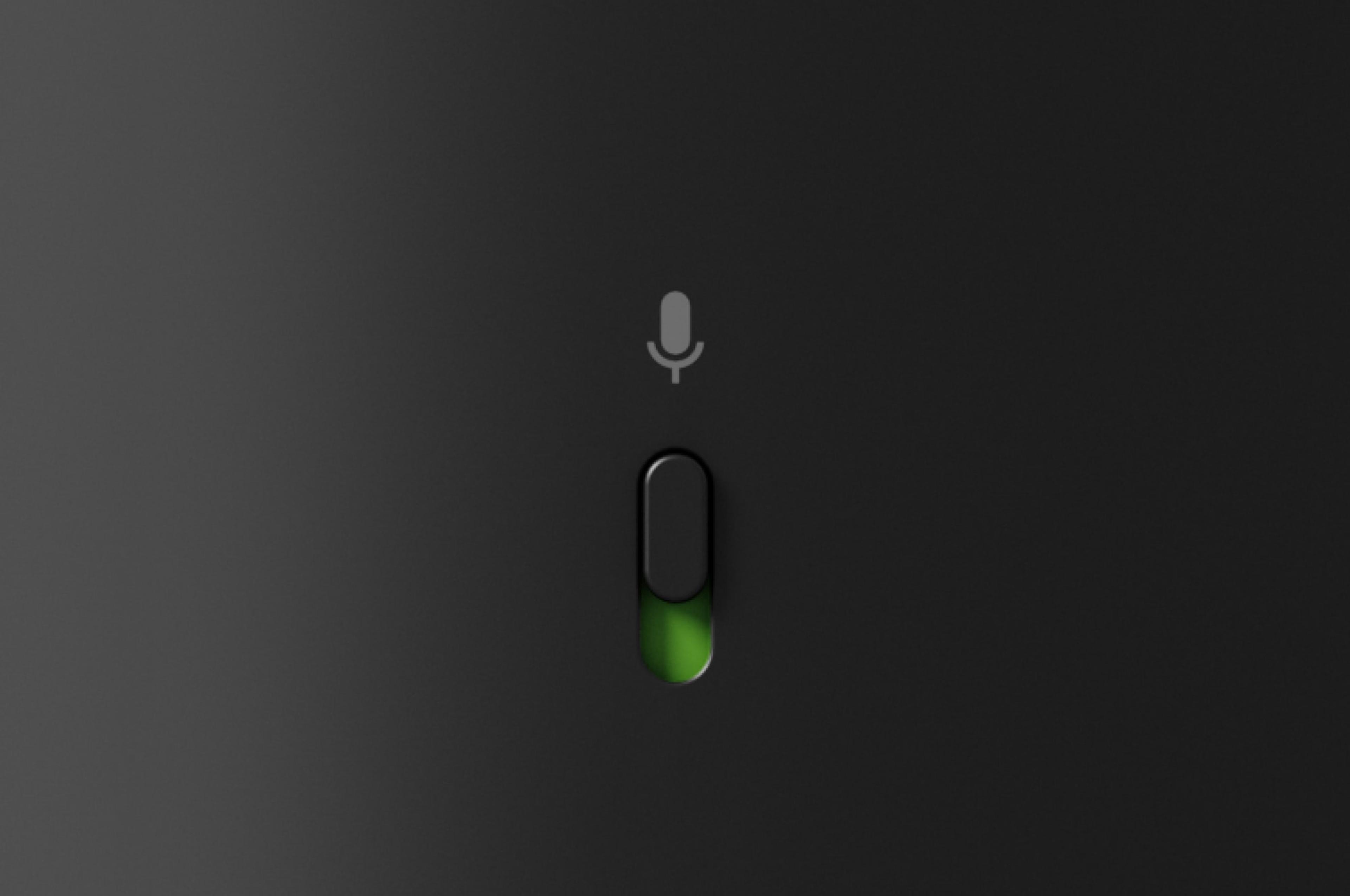 Mic toggle button on black Era 100 