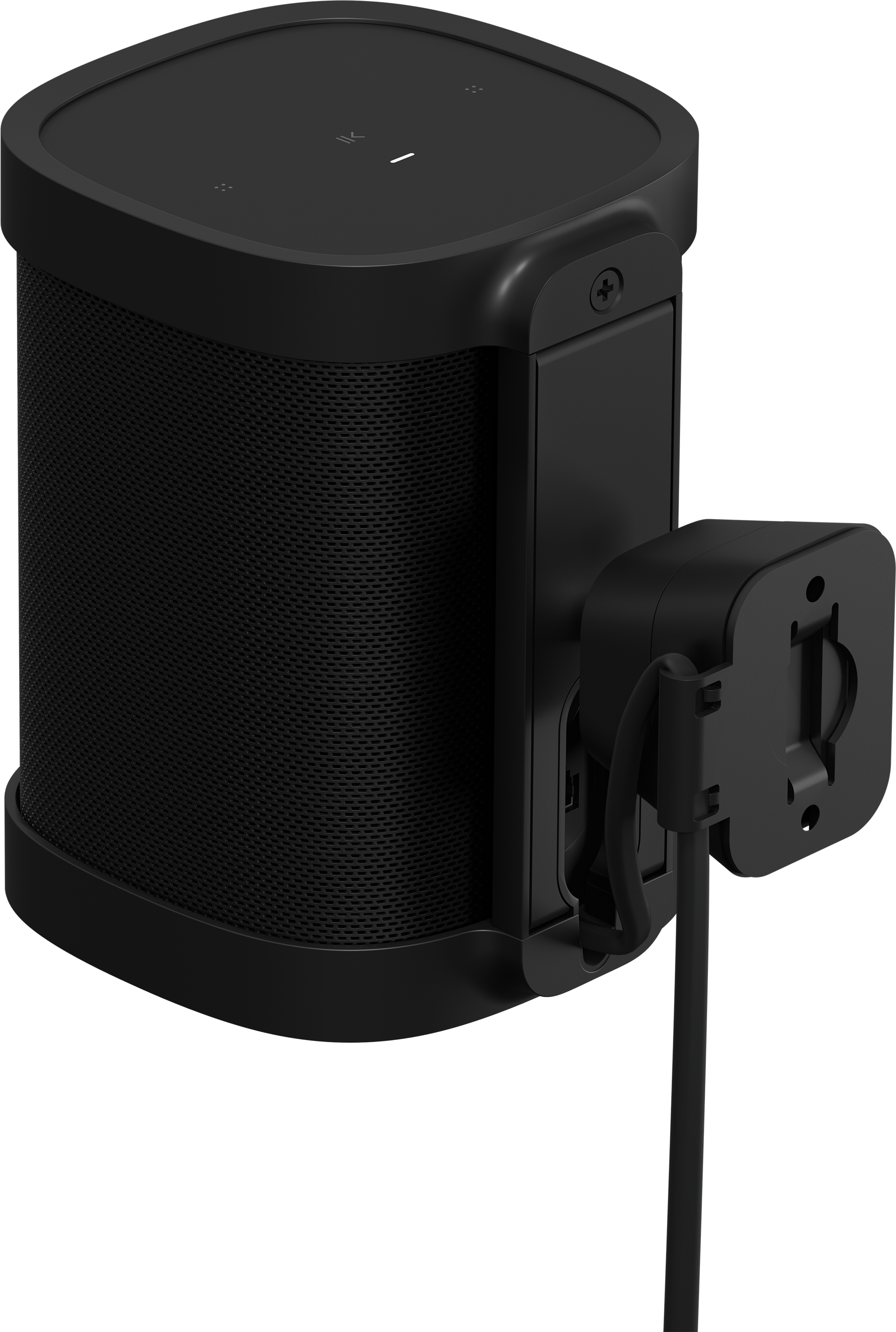 One mount with One back angle black
