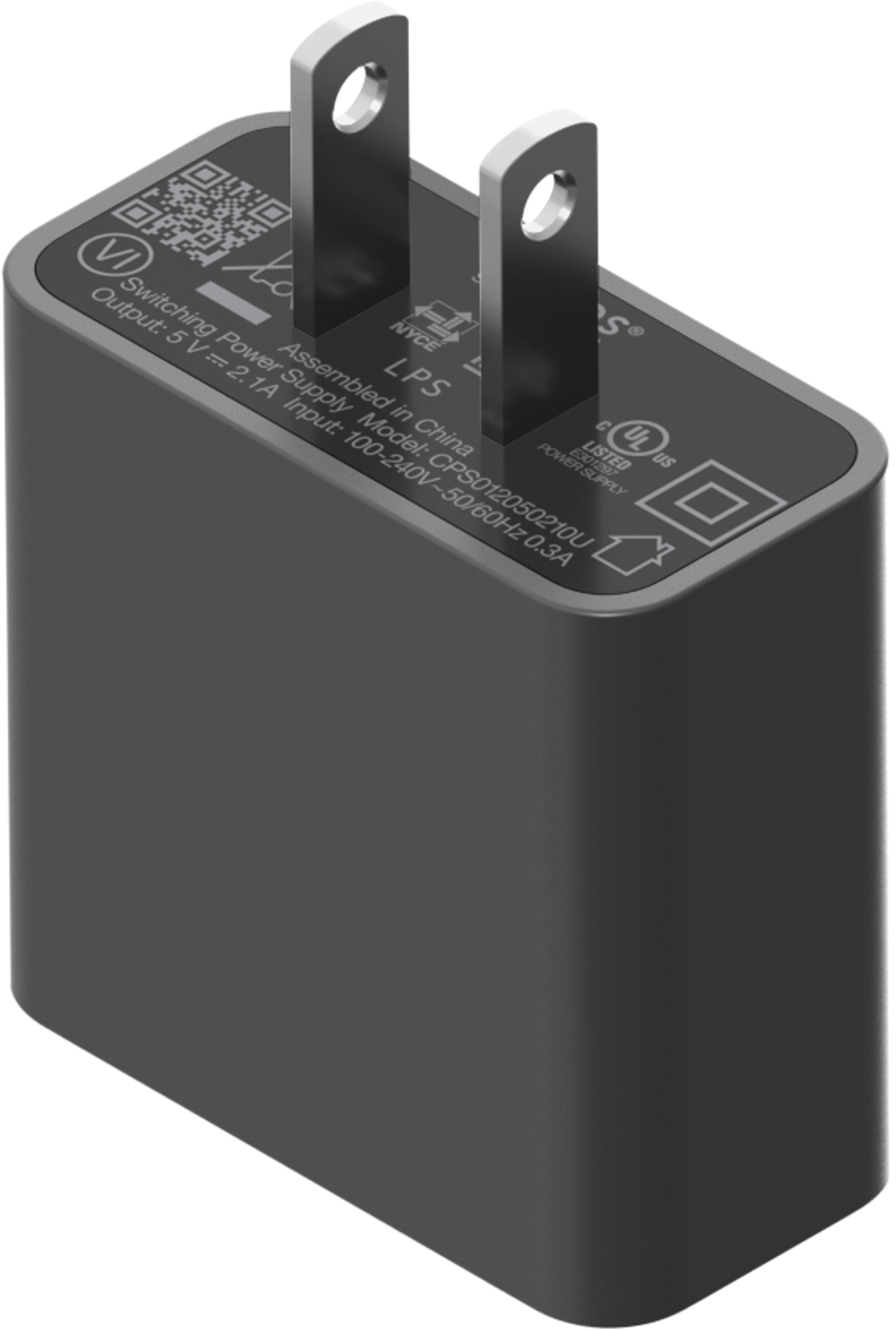 Roam 10W USB power adapter shadow black