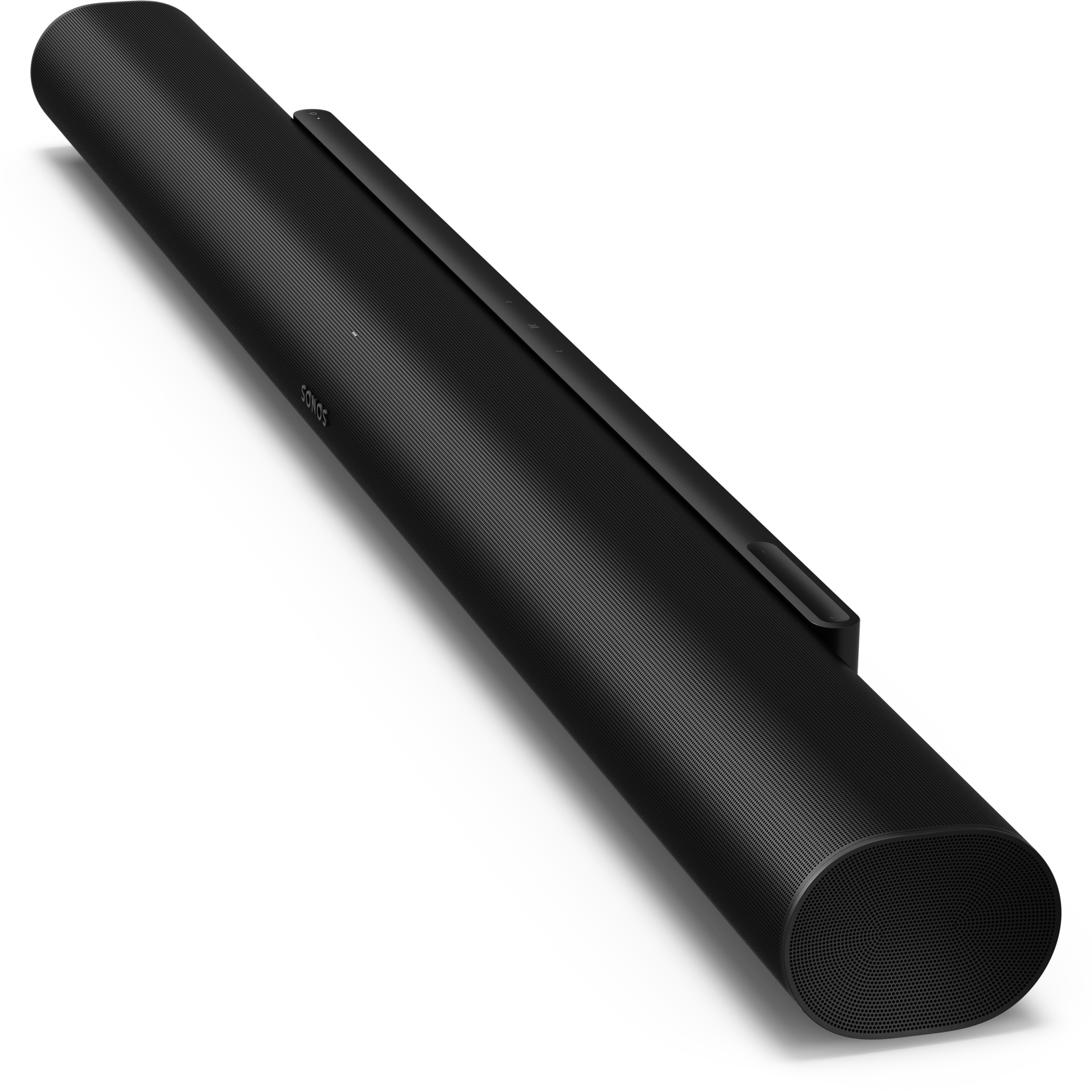 Top of a black Arc Ultra at an angle, from the right side