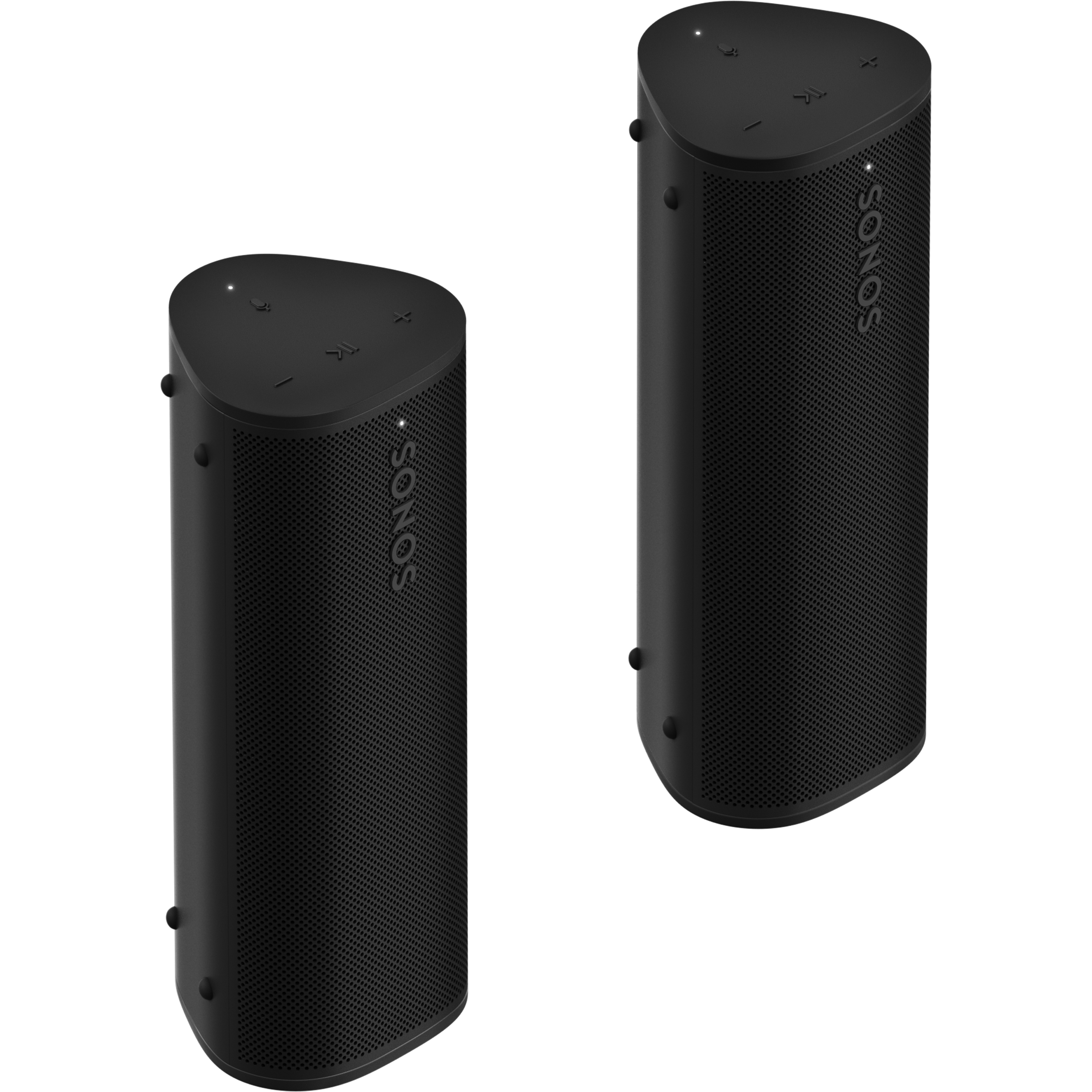 Souprava dvou černých reproduktorů Sonos Roam 2