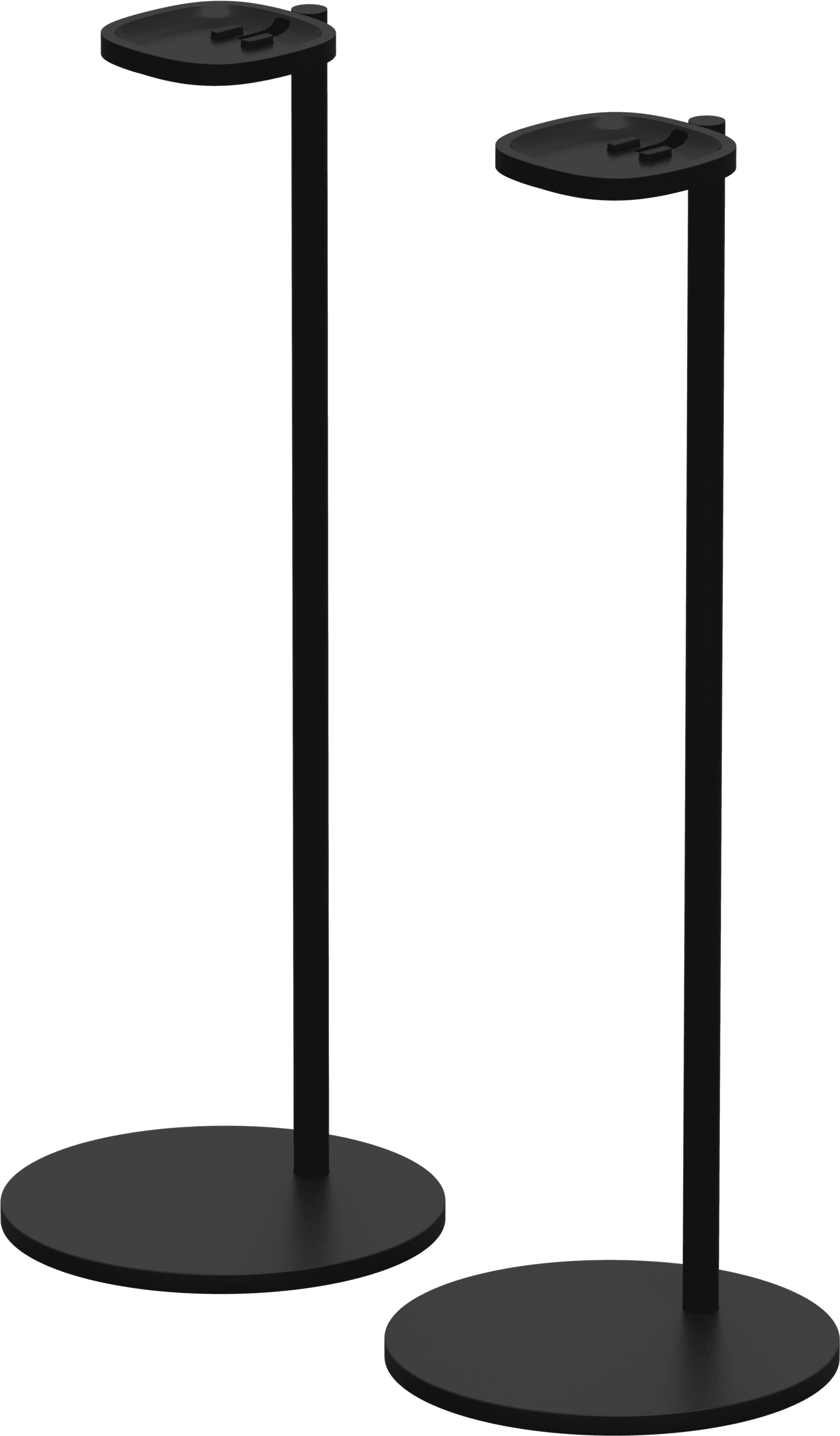 Stand full empty pair black