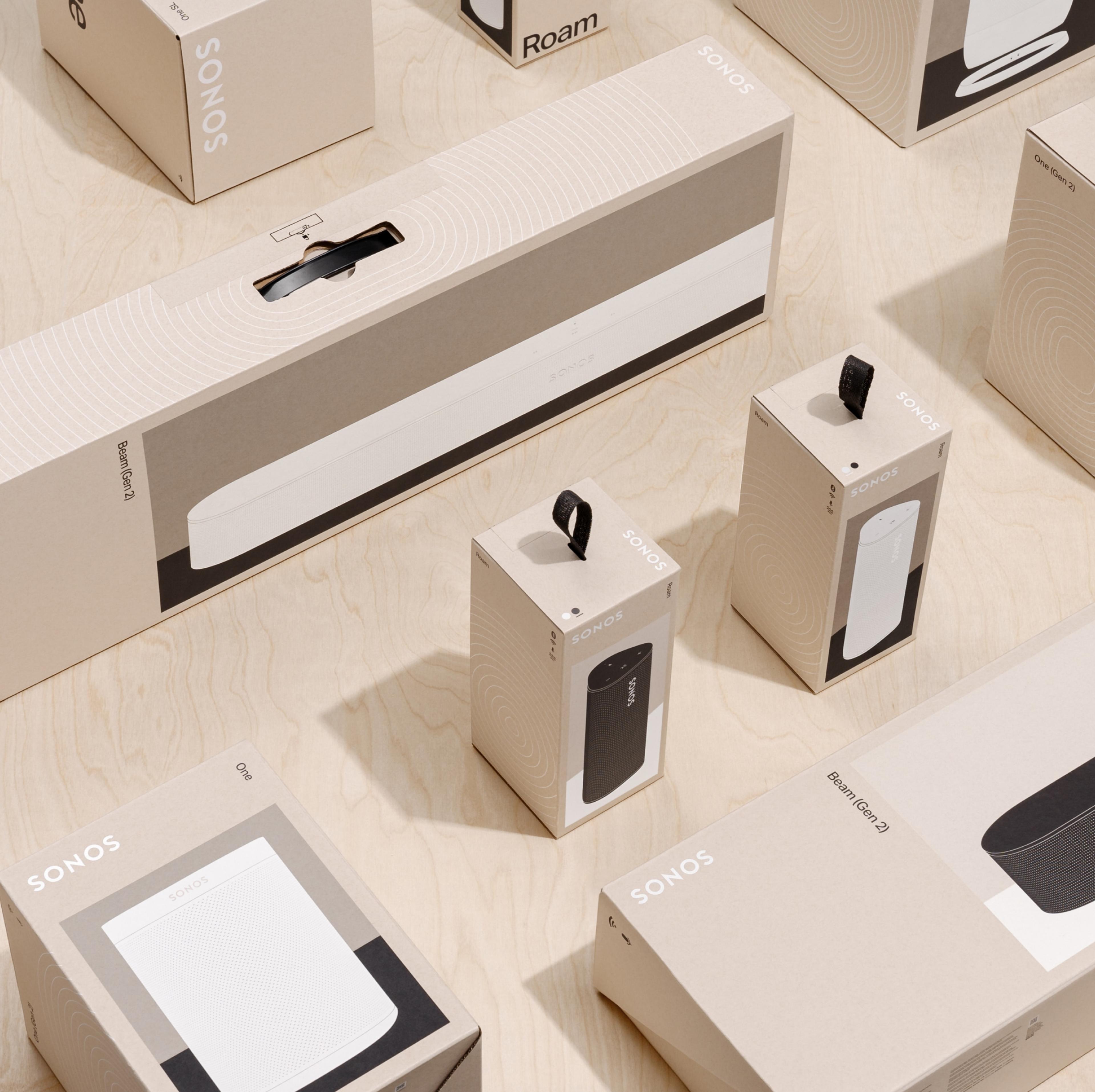 Sonos product packaging 