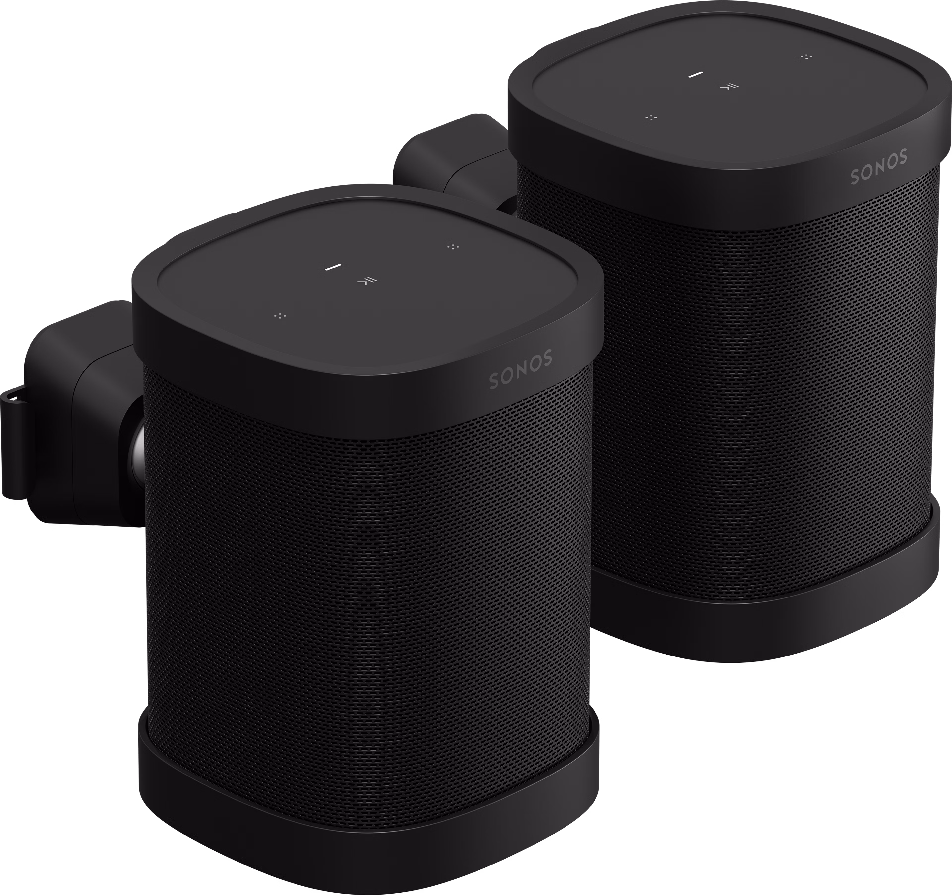 Par de soportes para Sonos One en negro