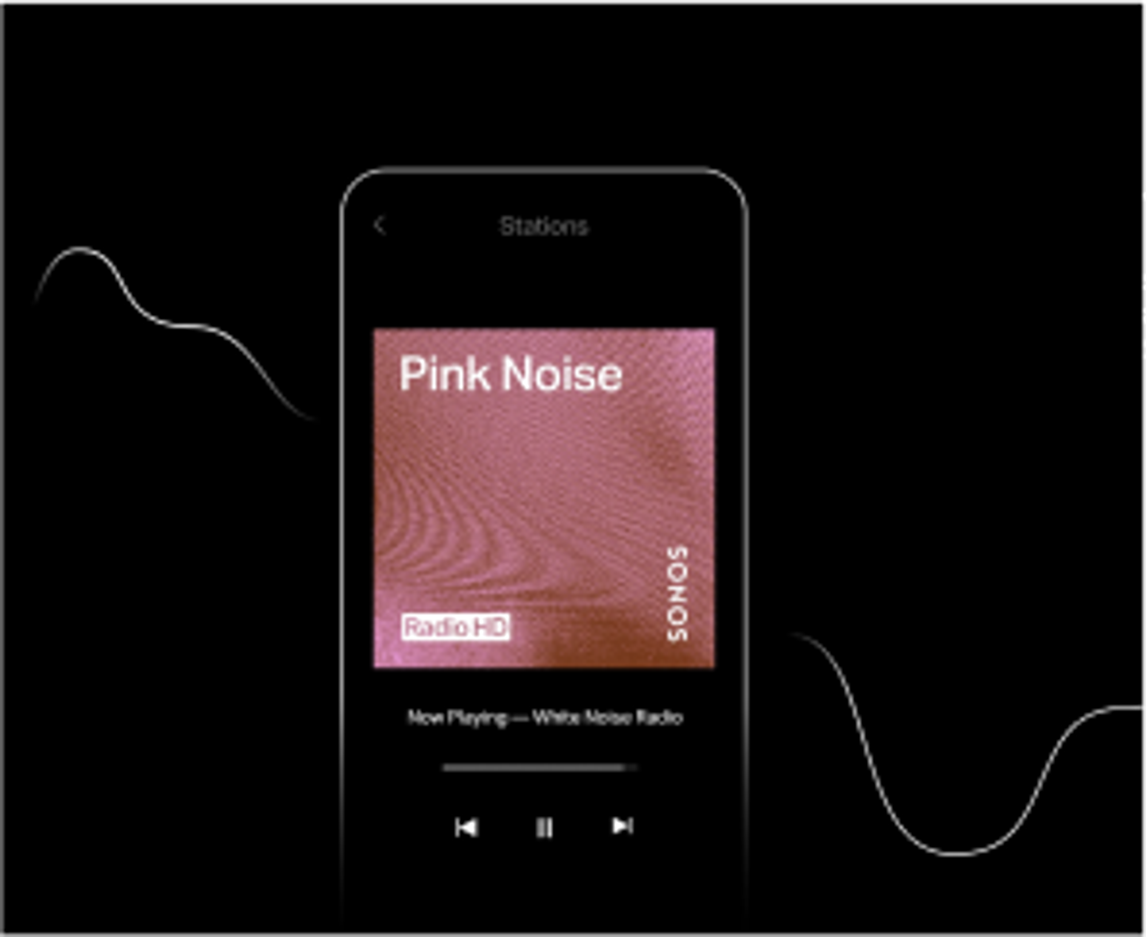 Grafika stanice White Noise